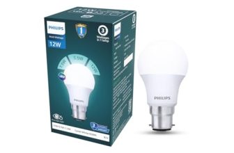 PHILIPS 12W Dimmable LED Bulb | Cool White 6500K | B22 Base | Adjustable Brightness LED Light | Energy Efficient & Versatile Lighting | Pack of 1