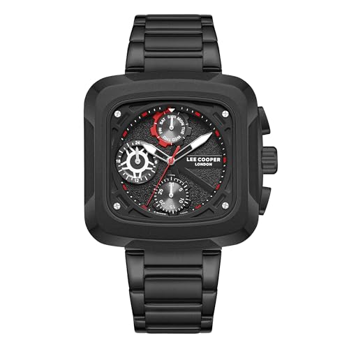 Lee Cooper Analog Black Square Dial Men’s Watch – LC08013.650