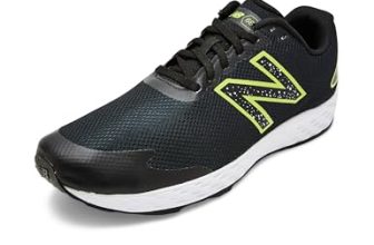 New Balance Mens 680 Running Shoes, Grey Black, 8 UK (M680XA7)