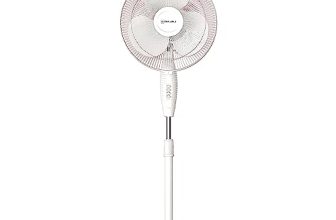 Bajaj Frore Neo 400 MM Oscillating Pedestal Fan For Home | Aerodynamically Balanced Blades | 100% Copper Motor | High Air Delivery | 3-Speed Control | Rust Free | 2 Yrs Warranty 【White】