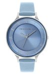French Connection Amour | Sky Blue Sunray Dial | Roman Numerals | Blue Strap | Analog Watch for Women – FCN00075J