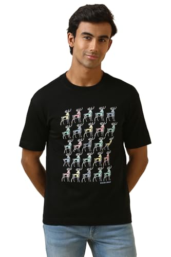 Allen Solly Mens T Shirt Black