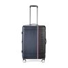 Tommy Hilfiger Millennia X Mid Hard Luggage – Black |Check-in Trolley Bag with TSA Lock | 360° Spinner Double Wheels | Telescopic Handle | Polycarbonate Hardshell Suitcase | 60L Capacity | 68Cm