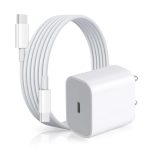 UNIGEN® 20W PD 3.0 Fast Charger Adapter Compatible with iPhone 16/15/15 Plus/15 Pro/15 Pro Max & Other Type C Devices with 1 Metre Type C to C Data Cable (Adapter+Cable)