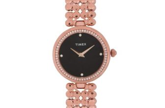 TIMEX Fria Round 34mm Black Dial Analog Women Watch – TWEL13904