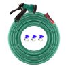 Cinagro 30 Meter, 0.5 Inch, 3 Layer Braided PVC Garden Hose Pipe, Green