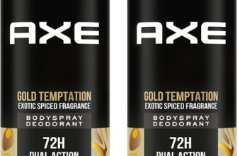 AXE Gold-Temptation Body Spray  –  For Men(430 ml, Pack of 2)