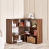 Home Centre | Addison Open Book Shelf | Engineered Wood | Brown | 1 Year Warranty