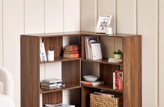 Home Centre | Addison Open Book Shelf | Engineered Wood | Brown | 1 Year Warranty