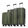 Aristocrat Airpro Set of 3 (Cabin+Medium+Large) Trolley Bags, Ivy Green