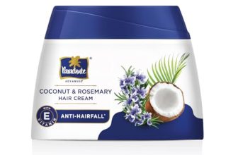 Parachute Advanced Coconut & Rosemary Hair Cream 210ml | Anti – HairFall | 10X Breakage Reduction | 2X Smoother, Softer | For Men & Women