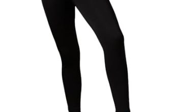 Clovia Women High-Waist Polyester Gym Tights – Workout, Black, L
