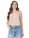 Forever 21 Women’s Regular Fit Shirt (FWS24CWOF012801_Beige