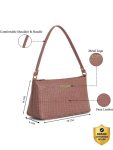 Caprese Hellen Shoulder Bag(Pink, 3.15 L)