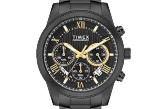 TIMEX Round 44mm Black Dial Analog Men Watch – TWEG39202