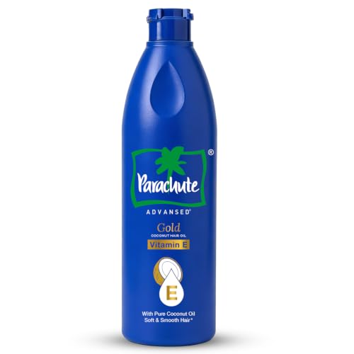 Parachute Advansed Gold Vitamin E with Pure Coconut Hair Oil | 475ml| Soft & Smooth Hair | For All Hair Type| No Paraben & Silicones