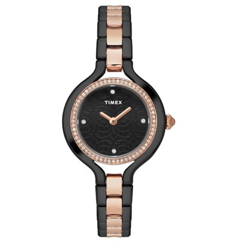 TIMEX Fria Round 33mm Black Dial Analog Women Watch – TWEL14010