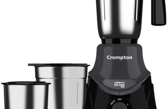 Crompton DS 500 W Mixer Grinder(ACGM-DS500W3J BLK-ACGM-DS500WBLKX | 3 Jars | Black & Grey)