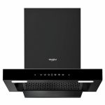 Whirlpool 60cm 1500 m3/hr Filterless Autoclean Kitchen Chimney | Free Installation | 11 Years Motor and 3 Years Comprehensive Warranty | TAFL 60 HAC BK HOOD | Motion Sensor + Touch Control | Black