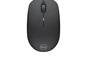 Dell WM126 Wireless Mouse, Optical, 1000 DPI, 3 Buttons,12 months runtime, AA battery, USB receiver, USB Type-A, RF Interface, scrolling wheel, Plug and Play, Black, 0.12 lb