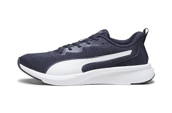 Puma Unisex-Adult Flyer Lite Navy-White Running Shoe – 11 UK (37877403)