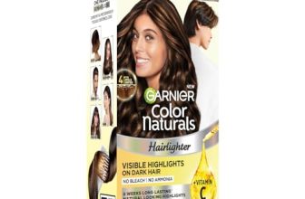 Garnier Color Naturals Hairlighter | No Bleach No Ammonia | Natural Looking Highlights on Dark Indian Hair | Lasts Upto 8 weeks | 48g + 72ml + 5ml