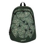 F Gear Amari 12L Small Kids School backpack with Organizer Bottle compartment Water resistant lightweight, Gifts for Men Women Boys Girls Adults, Casual/College/Travel Bag (Palm Green Black)