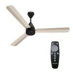 Crompton Energion Hyperjet-Boost 1200mm BLDC Ceiling Fan | Point Anywhere Remote | BEE 5 Star Rated Energy Efficient | Superior Air Delivery | Anti-Rust | 2 Year Manufacturer Warranty | Ivory Black