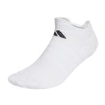 Adidas Unisex Polyester Tennis Low Sock Tennis Ankle Length Socks White/Black (M)