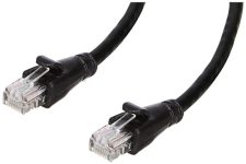 amazon basics RJ45 Cat-6 Ethernet LAN/Patch Cable for Personal Computer – 3 Feet (Black)