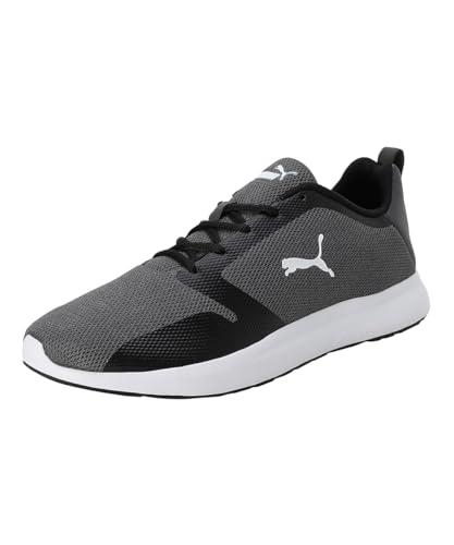 Puma Mens Feet Rodeo X2 Asphalt Running Shoe-Black-Silver – 7 Uk (30904000)