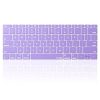 Kuzy R7 12-inch Keyboard Silicone Cover Skin for MacBook (Purple)