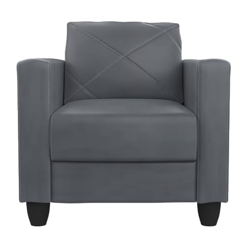 GODREJ INTERIO Quad 1 Seater Sofa, Grey