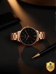 Titan TITAN NEO TRENDZ PHASE 2 LADIES Titan Workwear Black Dial Rose Gold Stainless Steel Strap Analog Watch  – For Women