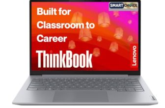Lenovo Smartchoice ThinkBook 14, Intel Core 5 210H, 16GB RAM, 512GB SSD, WUXGA IPS 14”(35.56cm), Win11, Office 2024, Arctic Grey, 1.36Kg, 21UYA04VIG, Fingerprint, Backlit, 400Nits, 1Y Warranty, Laptop