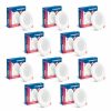 Crompton Star Lord JBNXT Junction Box Downlighter | 5W | Round | Red | Pack of 10 | Junction Box | Cutout: 3 inch, 75 mm | For use in halls, bedroom, kitchens, office, stores