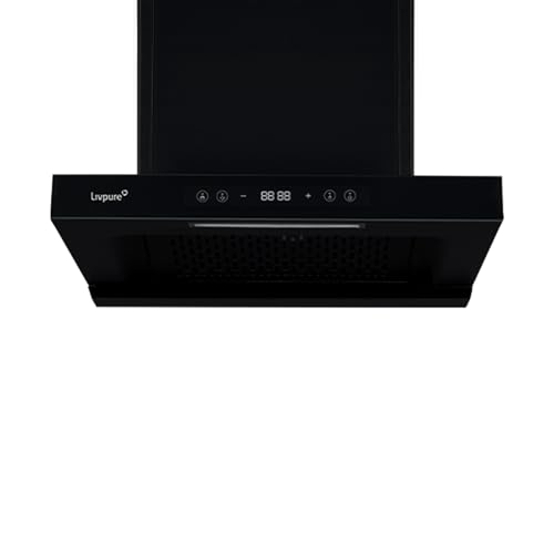 Livpure Fern 60 cm | T-Shape | 1400 m³/hr Suction | BLDC Motor | Filterless | Touch & Gesture Control | Low Noise | 10 Years Motor + 2 Years Comprehensive Warranty | Black