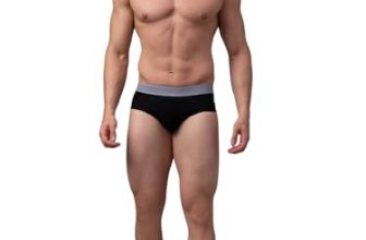 Underjeans by Spykar Men Black Solid Cotton Blend Basic Briefs