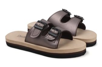 TWO SOFT Flip Flop for Women | Soft Comfortable | Breathable | Fashionable | Stylish | Trendy | Super Soft | Lightweight | Anti-Slip Sole | Indoor & Outdoor | (Brown, 6, UK Footwear Size System, Adult, Women, Numeric, Medium, 6)