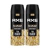 Axe Gold Temptation Long Lasting Deodorant Bodyspray For Men 150 ml, Pack of 2