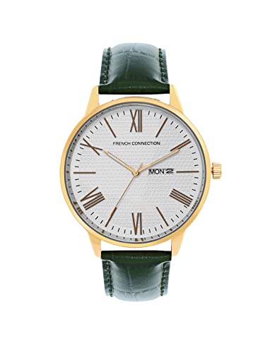 French Connection Leather Analog White Dial Men’s Watch-Fcl25-A
