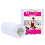 BREEZE BRE026 2 Ply Kitchen Tissue Paper Roll Multipurpose Use Towel Made of Natural Fibers Highly Absorbent & Extra Soft (Pack of 2, 80 Pulls Per Roll)