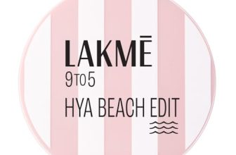 Lakme 9to5 Hya Matte, Beach Edit Cushion Foundation, C 300-Cool Cinnamon, Matte Finish, Buildable Coverage, SPF 40, 12 gm