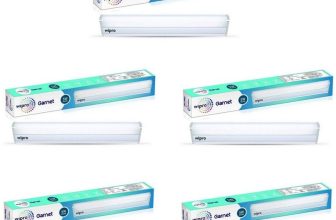 Wipro 5 Watt LED tubelight Batten (Color-White/6500K,Size: 1 feet)- Pack of 5 5 W 27.5 cm Tube Light(White, Pack of 5)