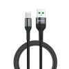 Havells USB Star- Braided Type A to Type C Data Cable 65W, 6A (AHNREHB000) – Black