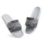 CHUPPS Vertex Men’s Casual Sliders & Flip-Flops | Comfortable Flip Flop Slippers with FOAM6 6mm Foam Upper| Powergrip Footbed for Superior Cushioning & Support |Stylish Footwear for Men Grey