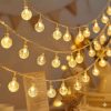 ZOCKRIX Wall Lights for Bedroom Decor, Decorative Wall Lights with, Hanging Lights for Tent, Loft Bed, Party, Wedding, Ball Lights