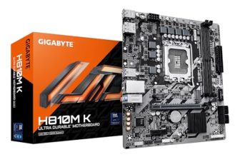 GIGABYTE H810M K Motherboard | Intel H810 | Micro ATX | DDR5 | PCIe 4.0 | USB 3.2 | Compact Design | Reliable Connectivity
