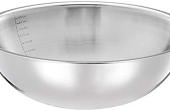Amazon Brand – Solimo Stainless Steel Triply Tasla-Silver, 28cm