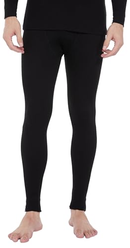 Amazon Brand – Symbol Men’s Thermal Pant | Winter Wear | Body Warmer Bottoms Black S